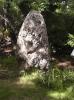 lieu dit Le Vivier Jusseau, le menhir de Chives, menhir de taille moyenne 1,90 m